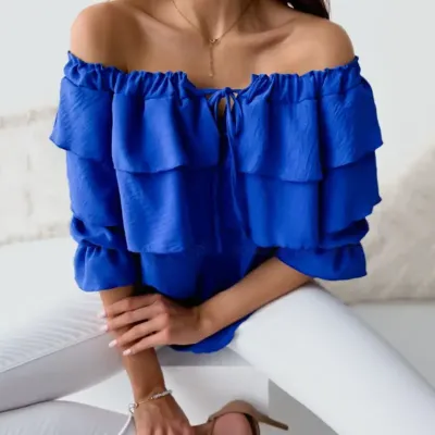 CHIFFON MULTI-LAYERED SHIRT